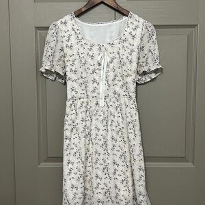 DAZY Ditzy Floral White Dress
